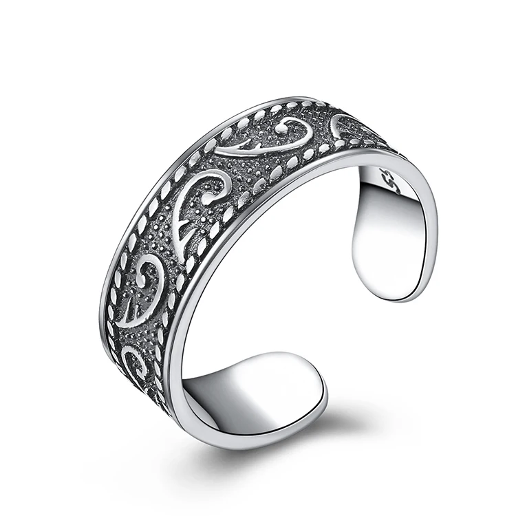 

2020 Factory Direct Sales Fashion Wild S925 Sterling Silver Unisex Ring, Silver color