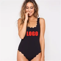

Beachwear One-piece Swimsuit Tops Bandage Bikini One-piece Swimsuit Sexy Solid Color Triangle Wave Swimsuit Thongs Swimsuits