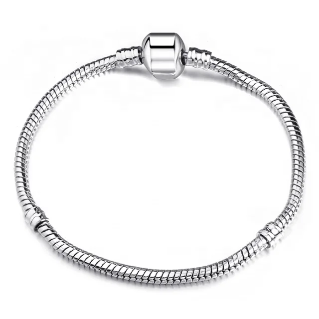 

Stainless Steel Bangle Charms Jewelry,Stainless Steel 3mm snake chain bracelet for charms, As pictures