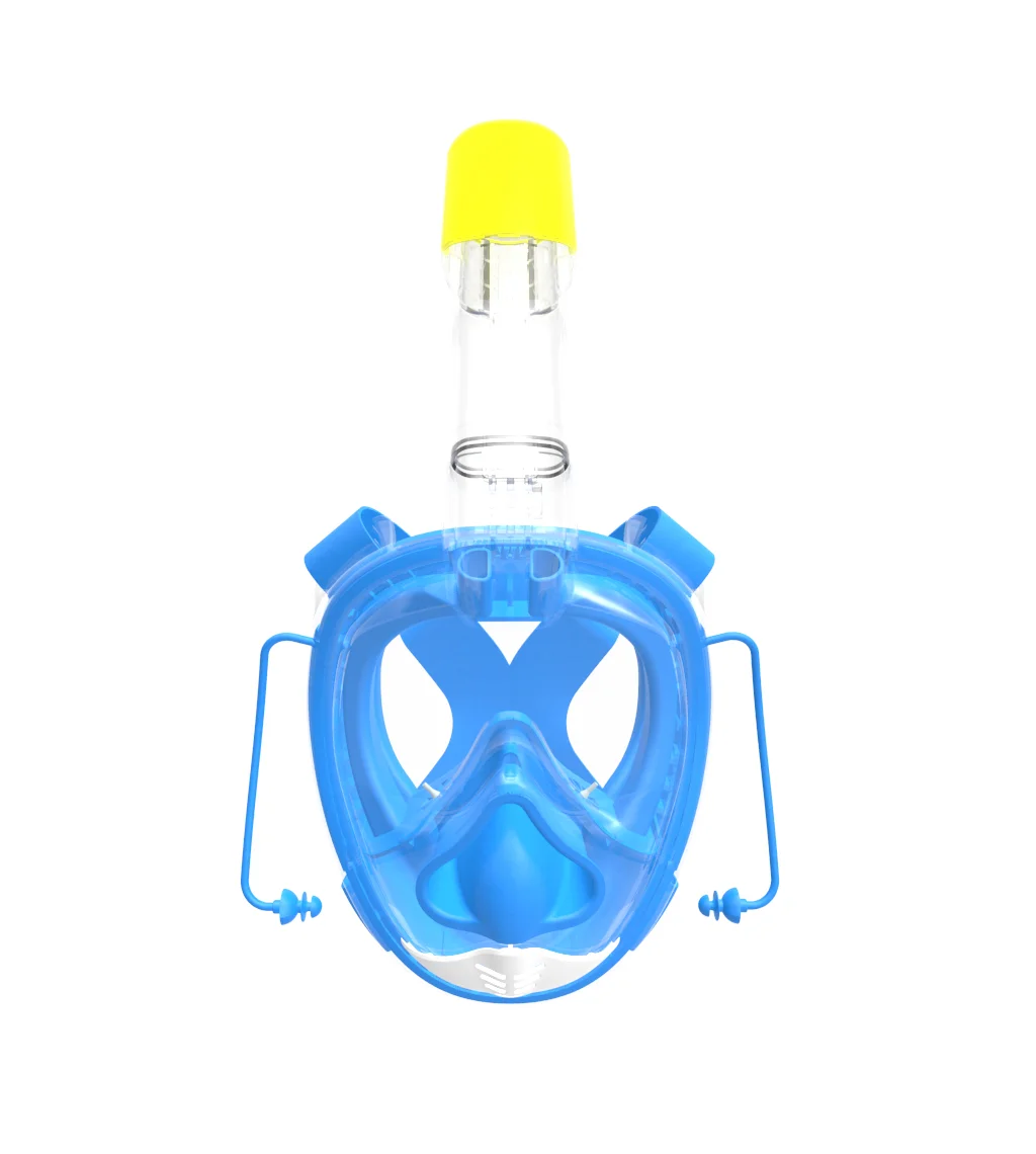 

DEDEPU Wholesale Snorkeling mask Full Face Safety Breathing System 180 Panoramic Wholesale Snorkel Full Face, Pink, blue, black