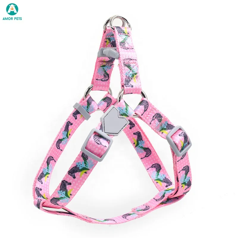 

New Print Step Safety Custom Service Vest Training Pet Chest for Large Dogs Customisable Dog Harness, Picture show or custom color