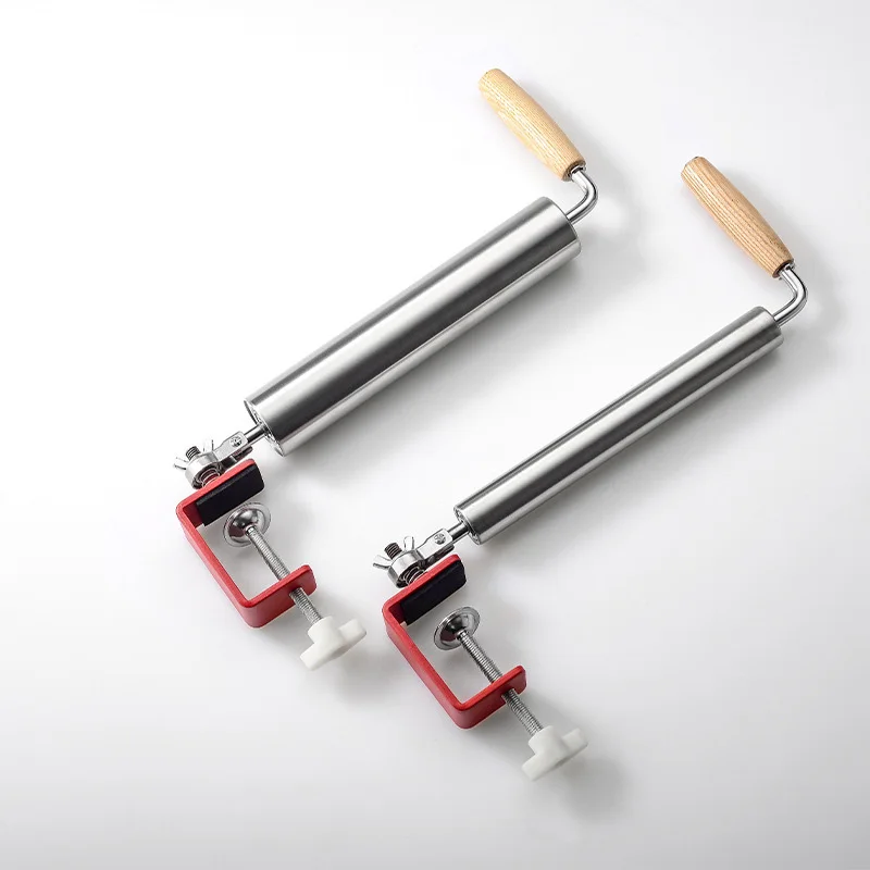 

304 stainless steel rolling pin Household one-handed rolling pin, Natural
