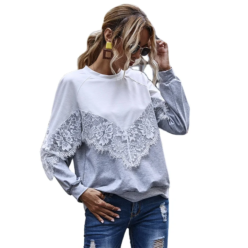 

Henry Textile 2020 hot sale black long sleeve t shirt women crop tops t-shirt long sleeve t shirt dress women