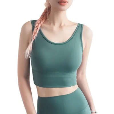 

Uniooo Women Quick Dry Padded Yoga Sports Bra Push Up Running Gym Fitness Bra