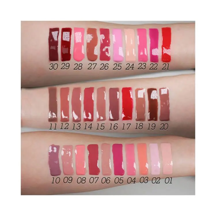 

Accept Customer Logo 2022 Custom Wholesale Pigment Liquid Brown Lipgloss