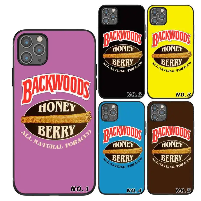 

Stylish Blackwood honey Berry black TPU printed phone case for iPhone 11 11Pro 11Pro Max Case