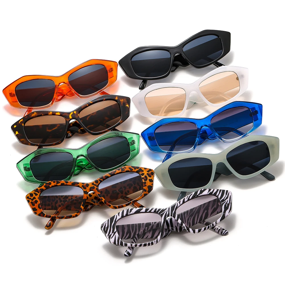 

RTS 2021 Summer NEW sunglasses irregular frame UV400 outdoor Cool sunglasses for women men, 15 color for selection