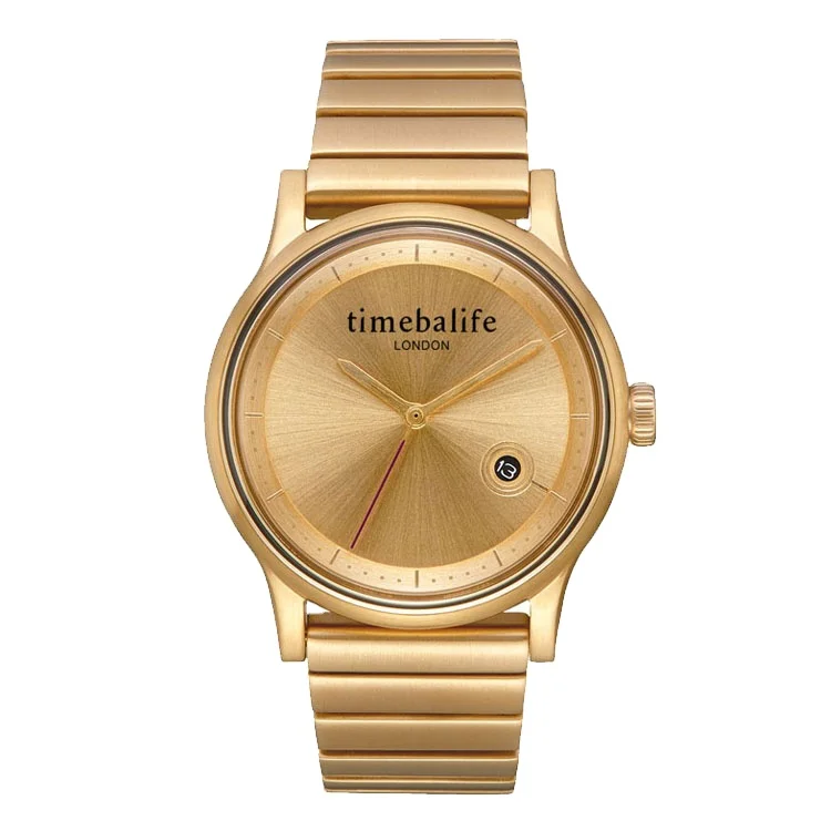 

China Luxury Design 18K Gold Plated Import Mens Wrist Watches