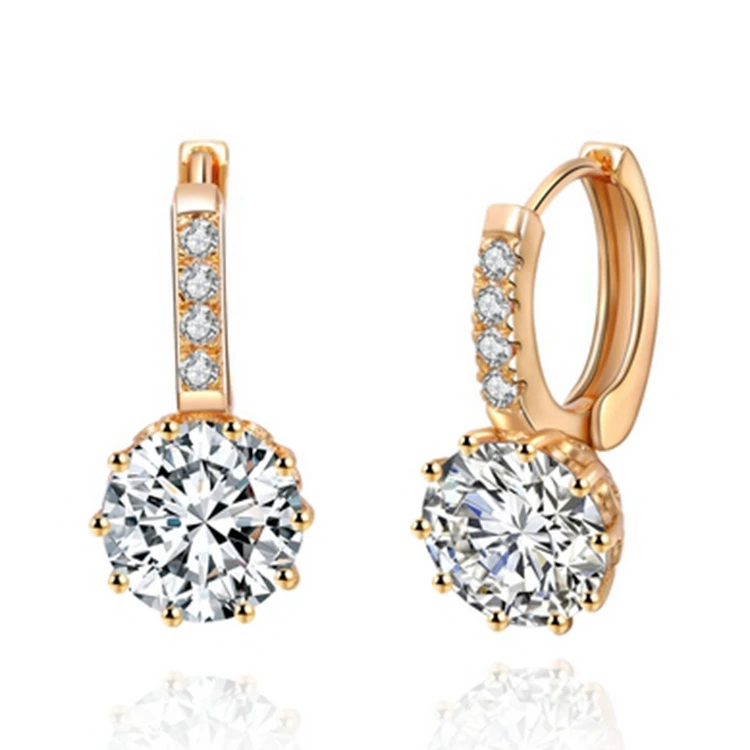 

Wedding earrings jewelry wholesale fashion cz hook earrings, Available