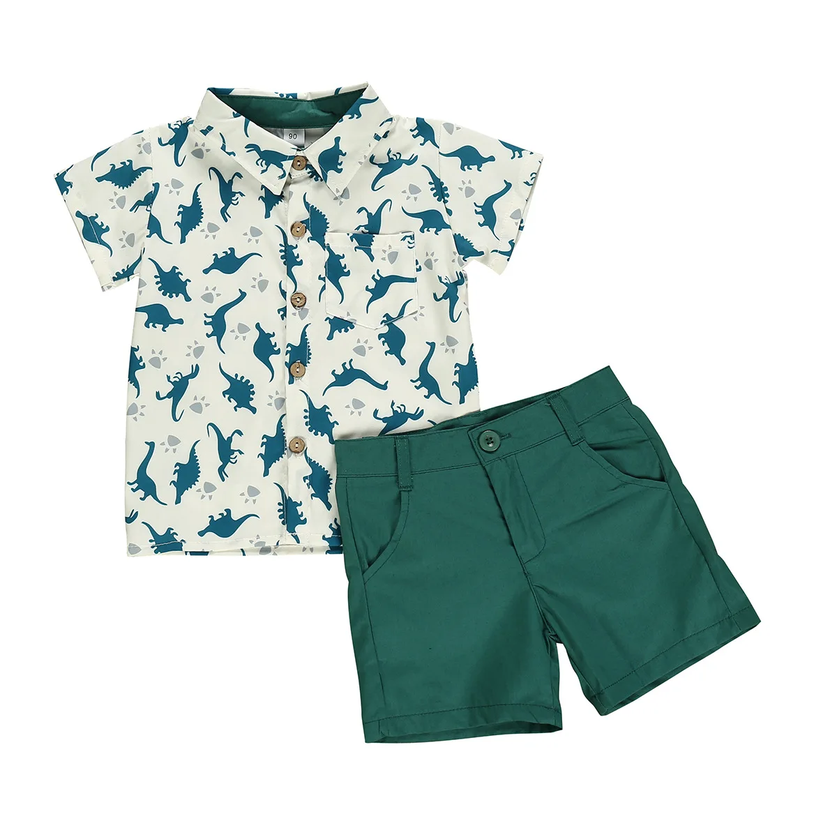 

2020 Toddler Boys Boutique Outfits Short Sleeve Tee and Shorts Boy's Clothing Sets