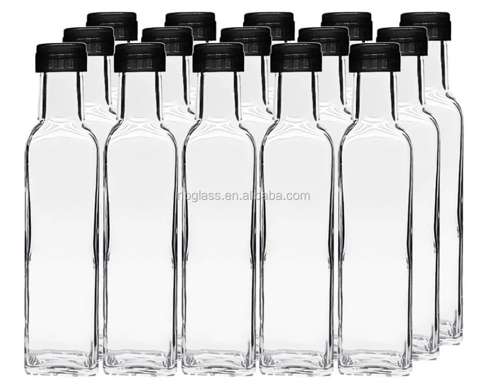 Premium 12oz Hot Koop Clear Glazen Fles Voor Saus Siroop Woozy - Buy