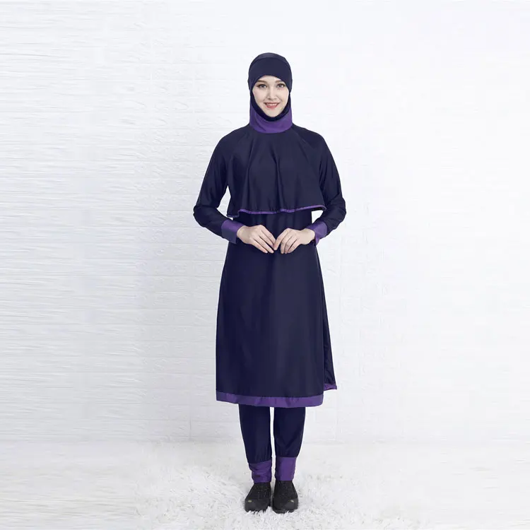 

Muslim swimming suit black burkinis muslim swimwear women