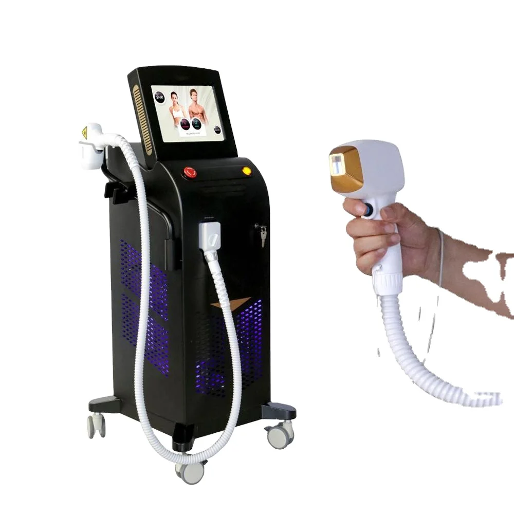 

2022 newest 3 waves 755 808 1064 nm diode laser ice platinum depilation laser diode hair removal machine price