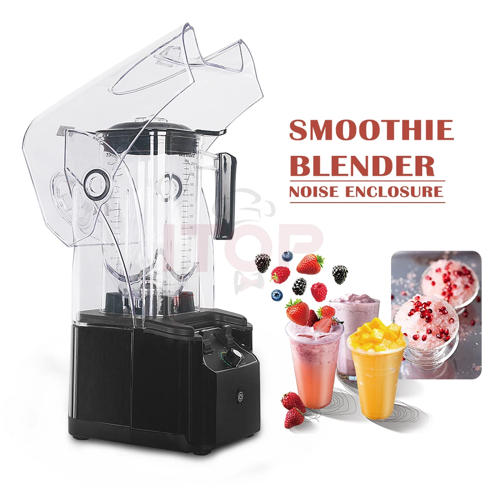 Professional Blender With Sound Cover Heavy Duty Commercial Blender