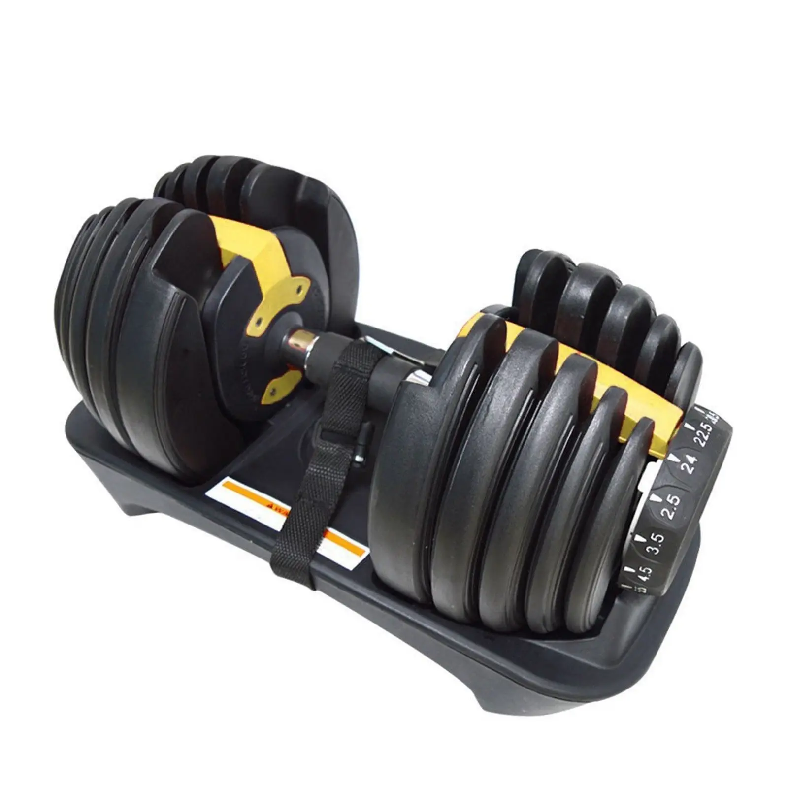 

ODM China Seller Only Gym Equipment Piece 552 Dumbbells 10 50 90 Adjustable Dumbbell, Red and balck