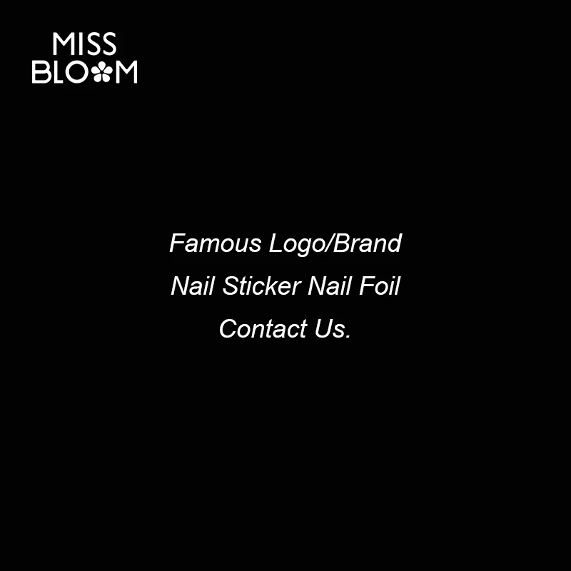 

nail decals plant OEM big name logo and famous brand animal cartoon animenail art sticker luxury nail decals, Colorful