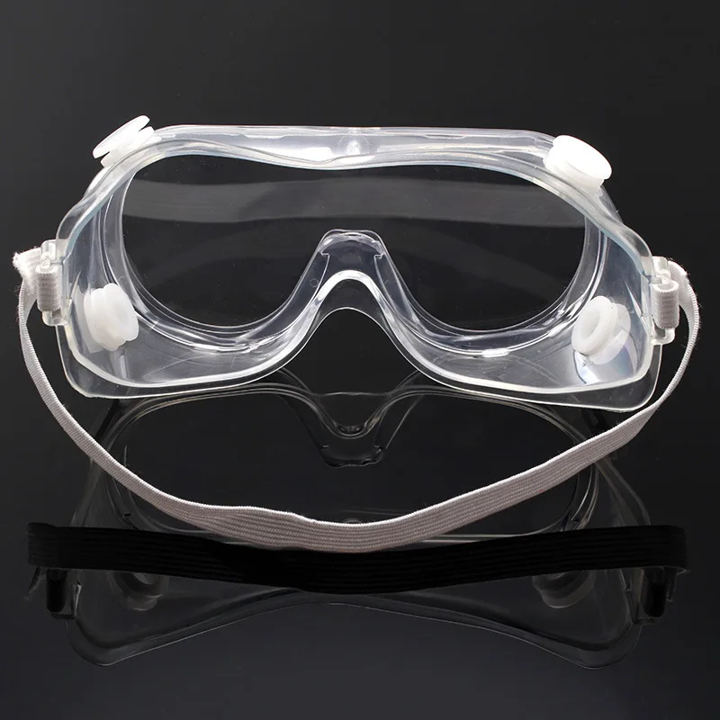 
Splash Resistant Lens Breathable Valves Anti Fog Safety Glasses, Over Glasses with Soft Nose Piece 
