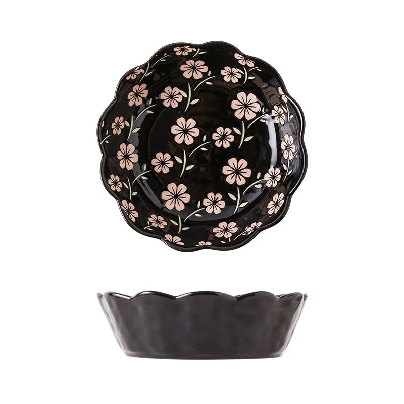 

Custom nordic ceramic speckled dinner plate round splash porcelain dishes & plates, As photo/customized