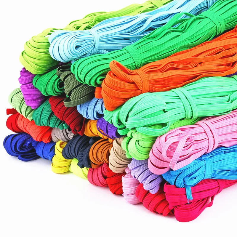 

Colorful High-elastic Elastic Bands Rope Rubber Band Line Spandex Ribbon Sewing Lace Trim Waist Band Garment Accessory 4yard