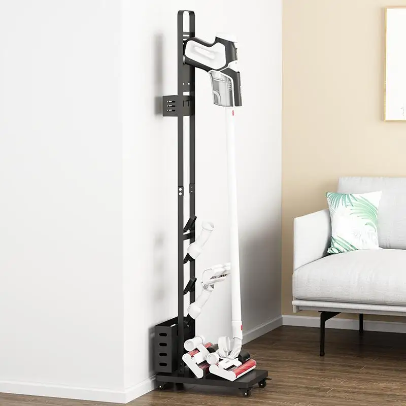 

Freestanding Dyson Cordless Vacuum Cleaner Stand Rack Bracket V6 V7 V8 V10 V11 Metal Compatible With Hand Stable Floor Stand, Black