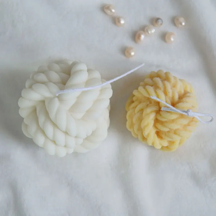 

3038 Large wool ball silicone mold DIY Aromatherapy Candle silicone Mold, Random