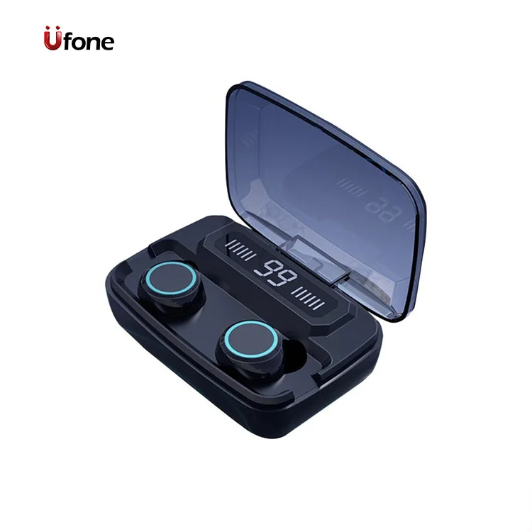 

Ufone Hot Seller Earphone Tws M11 5.0 Stereo Bass Sport Headset Wireless Earbuds Headphone With 3300mAh Charging Box