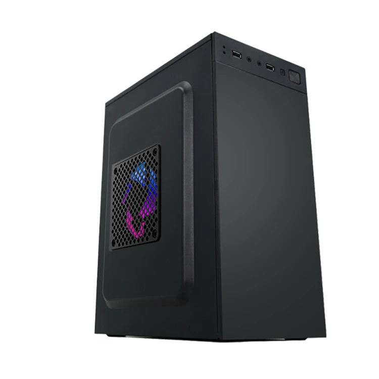 

M-ATX/ITX Tempered Glass Gamer OEM Small Gaming Computer Casing Matx PC Case, Black