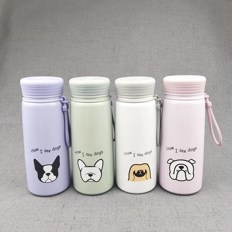 

Korea Style Cute 304 Stainless Steel Thermos Water Bottle Vacuum Cup For Household