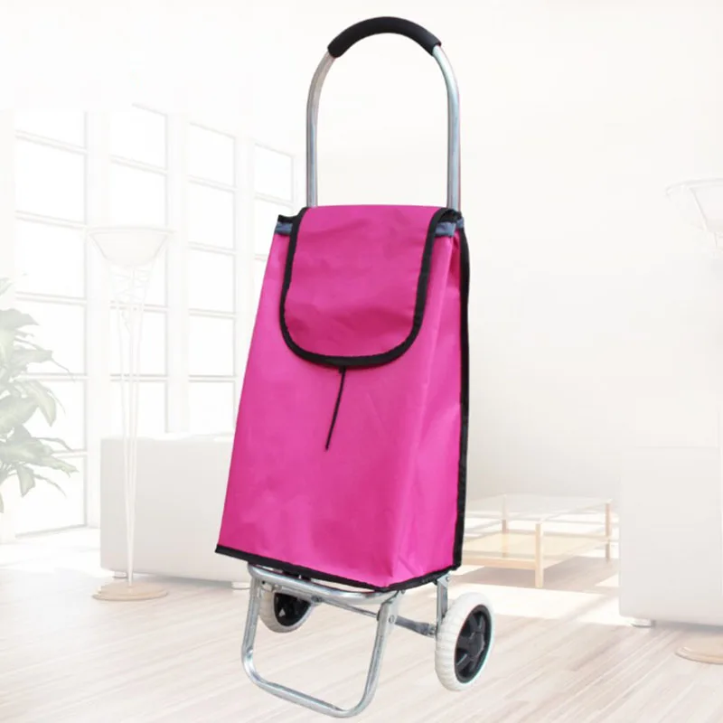 

Portable luggage cart trolley, Red, green, blue, pink, yellow