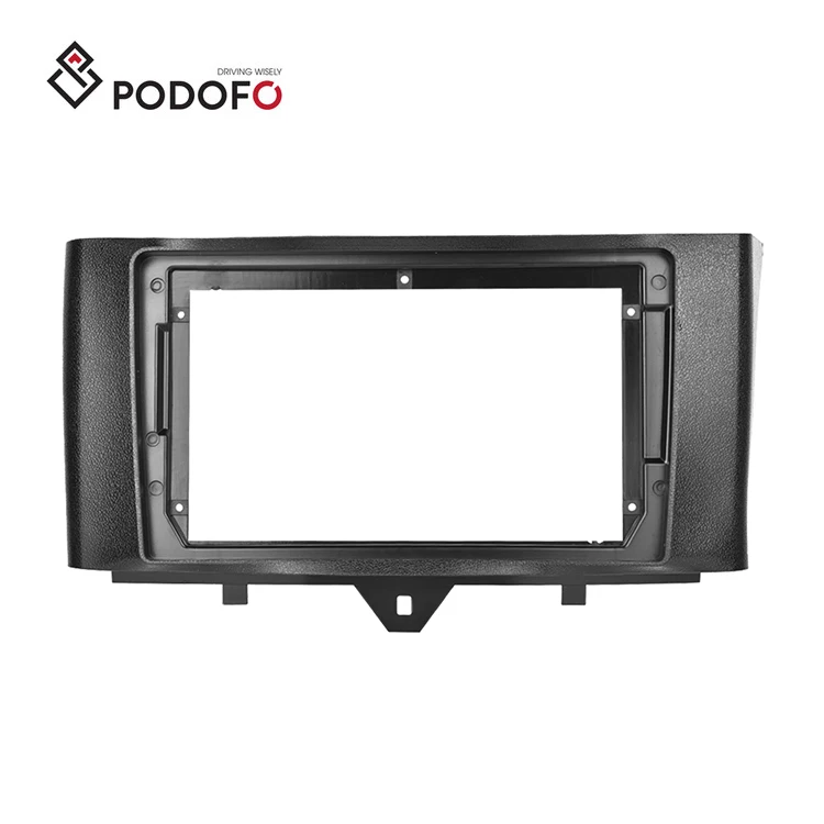 

Podofo Car Radio Fascia For Mercedes/Benz Smart Fortwo 2011-2015 Stereo Frame Plate Adapter Mounting Dash Installation Bezel