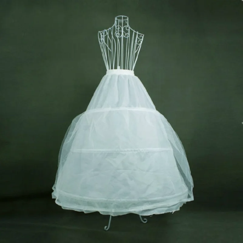 

Adult Wedding Dress Puffy White Under Skirts HPCS-0021