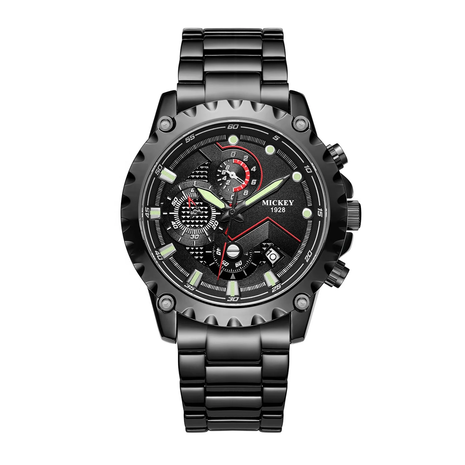 

Best Alloy Disney Brand Quartz Man Stainless Steel Band Wrist Watch for Men