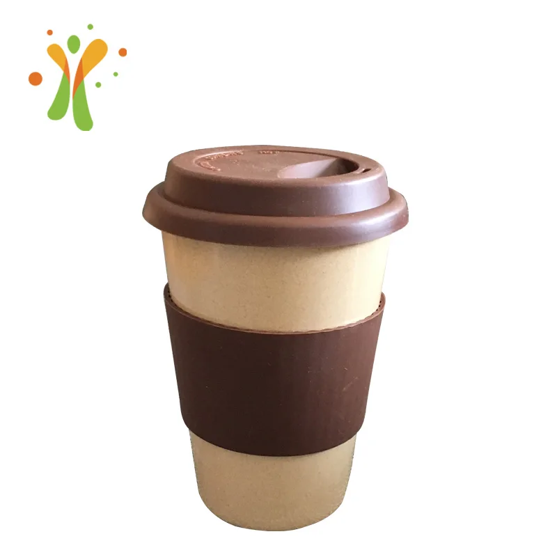 

Gifting mug eco-friendly material rice husk portable coffee mug cup wholesale, Rice husk natural color