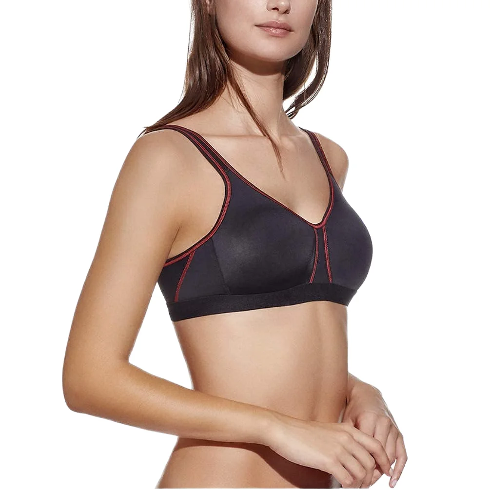 交叉肩with无缝工艺Removable Bra Pads Sports Bra