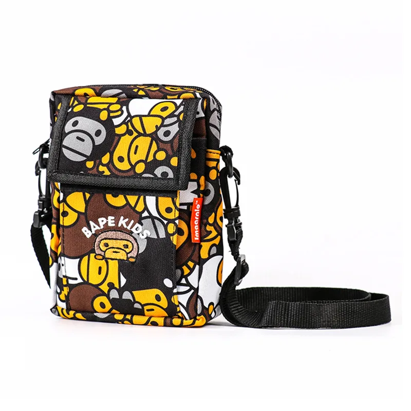 

High Quality Unisex Student Backpack Bape Letter Printing Casual Style Small Object Storage Backpack, Customized colors