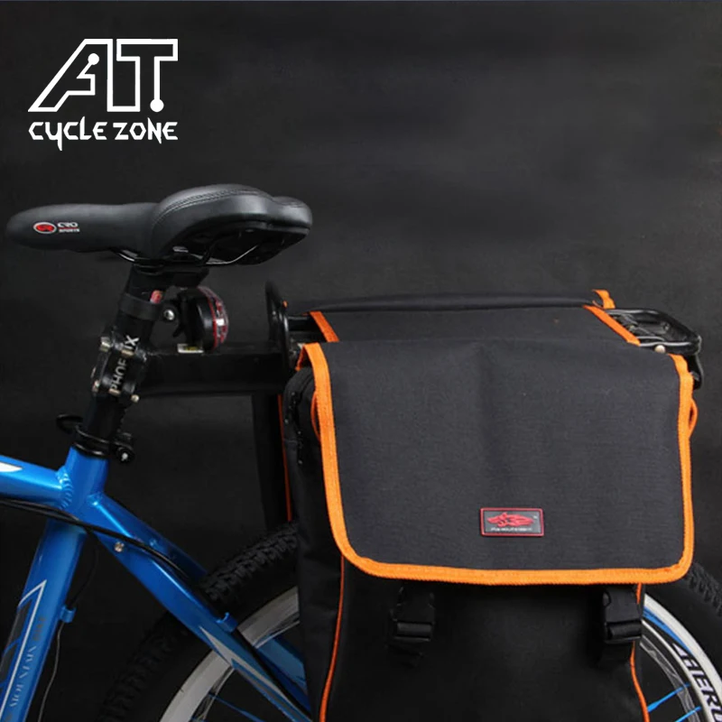 

CYCLE ZONE Double Side Travel Bike Trunk Bag Luggage Pannier Back Seat MTB Bicycle Carrier Bag Rear Rack Cycling Bicycle Bag