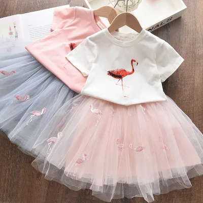 

Children clothing 2022 new summer cotton confortable dress cute cartoon patterns children clothes for girls