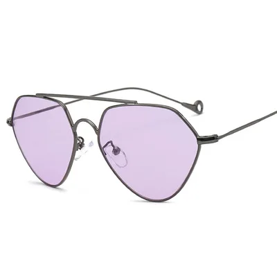 

2021 New High-Quality Irregular Women and Men Wearing Popular Color Sunglasses, 6 color