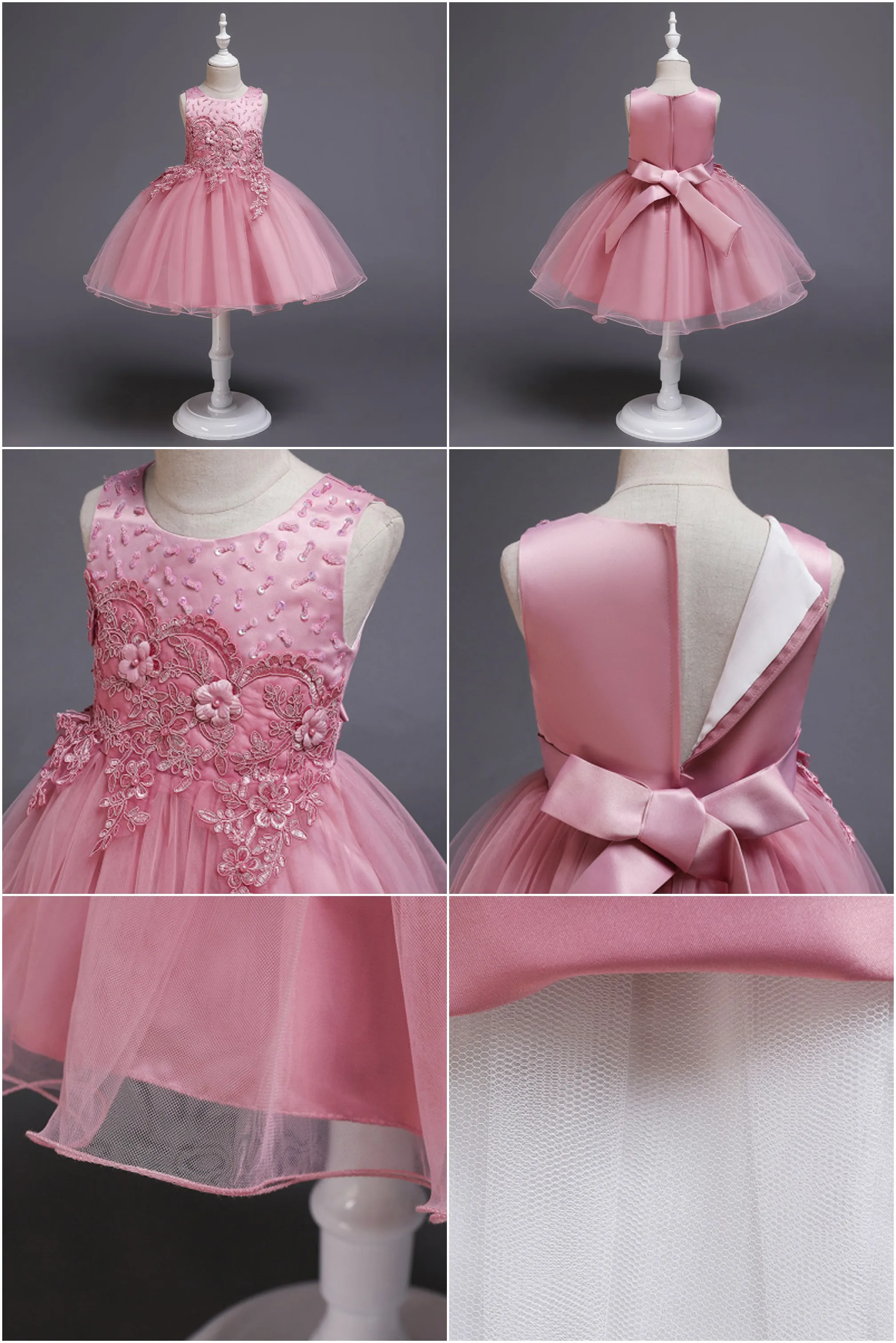 hot sale cheap princess baby kids party birthday fancy dress