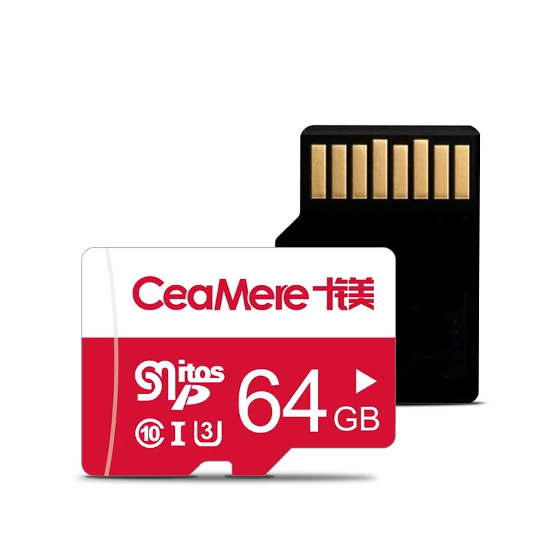

Ceamere Original White Red Micro Memorias SD Cards 16GB Class 10 Mini TF Carte 32GB 16GB 128GB 256GB 64GB Flash Memory Card
