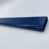 High Quality Powder Coated in elegant Blue Aluminium/Aluminum Extruded Flat Tube 6063 6061 preferred