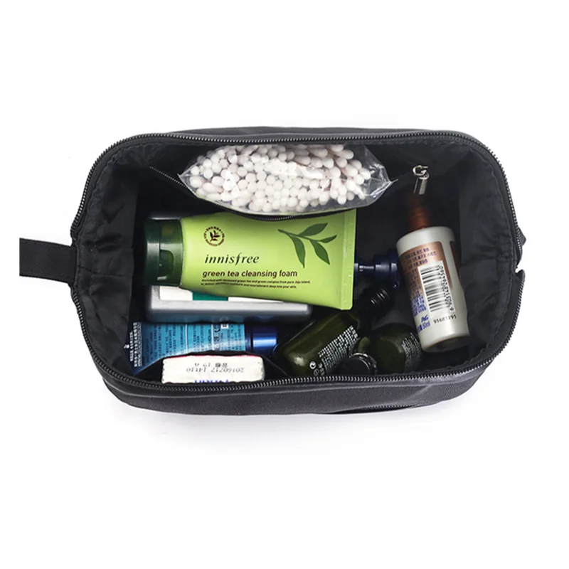 

Nylon Washing Makeup Portable Dry & Wet Separation Women&Male Cosmetic Toiletry Storage Pouch Travel Outdoor Home