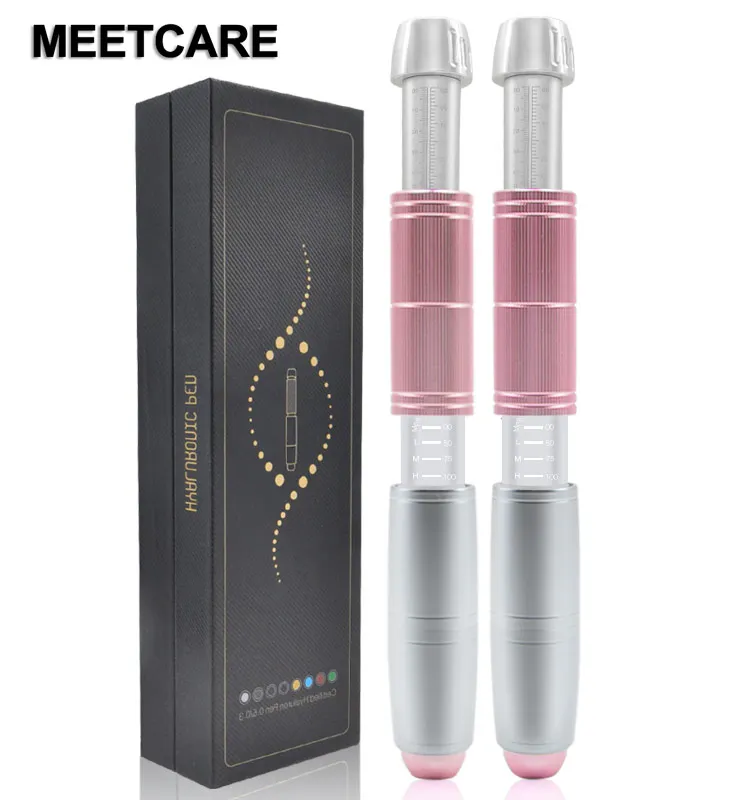 

Two Heads 0.3&0.5 Hyaluron Pen for Anti Wrinkle Lip Lifting with 3 Level Adjust Pressure Hyaluron Pen Mesotherapy Gun
