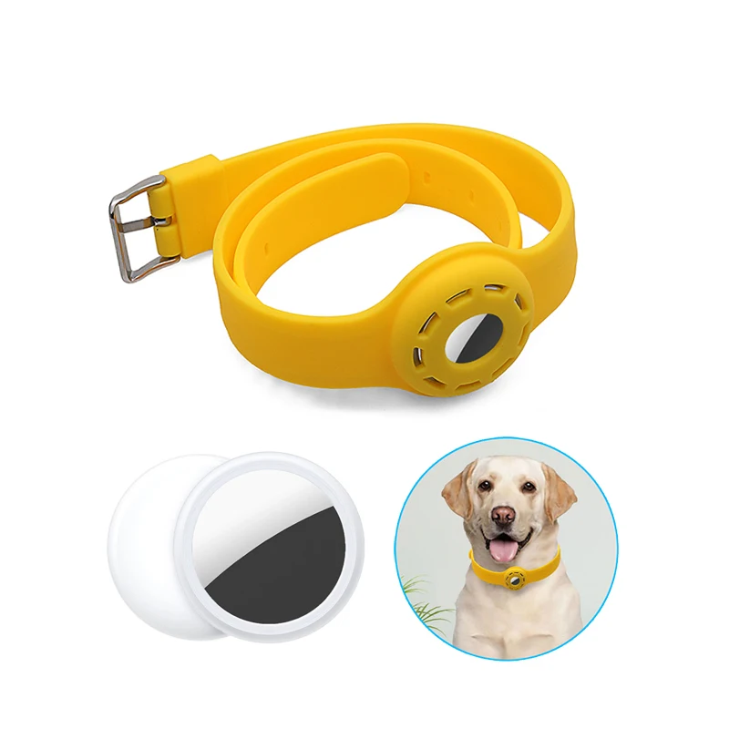 

Blue Tooth 4.0 Anti Lost Wireless Mini Air Tag Pet Collar Locator Tracking Silicone Bluetooths Cat Dog Airtag Tracker, As picture/ custom