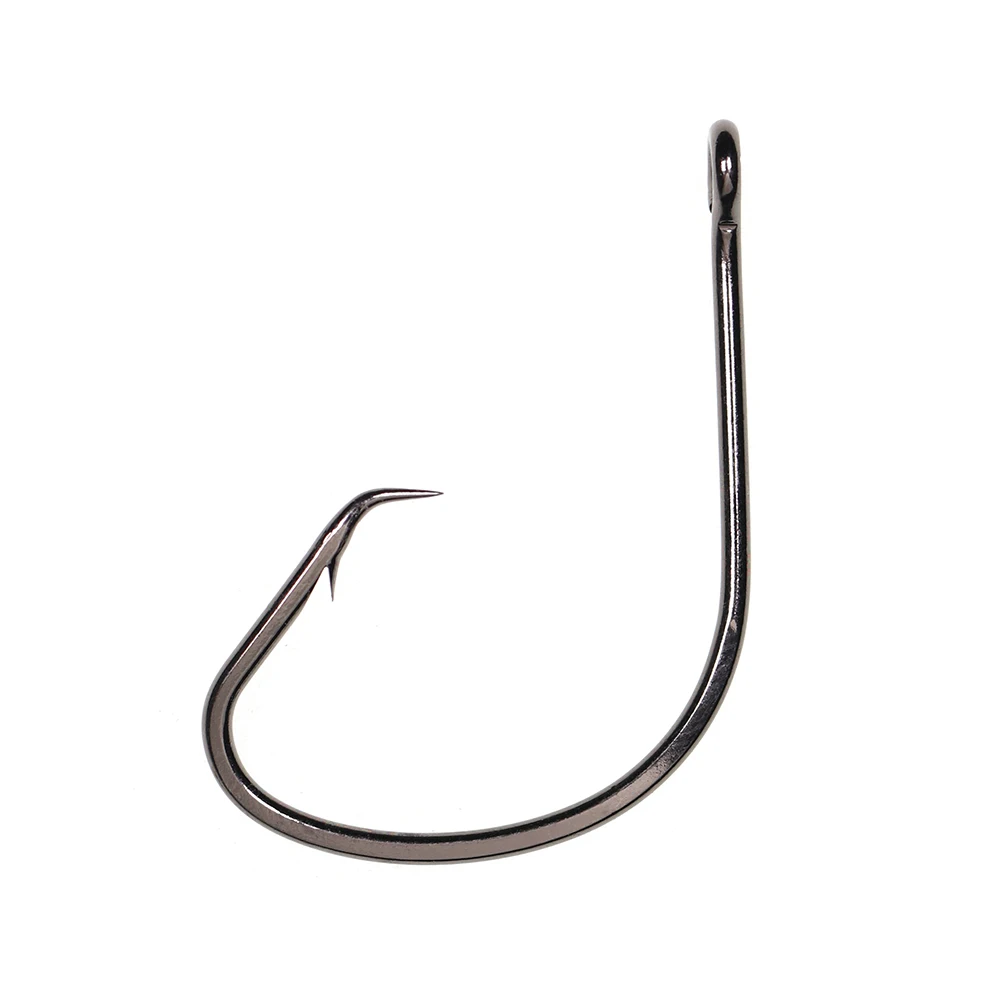 

Wholesale High Carbon Steel Fishing Hook Octopus Circle Hooks Black Nickle Sabiki Rig Hook 7381 for Saltwater Fishing, Black nickel fishing hook