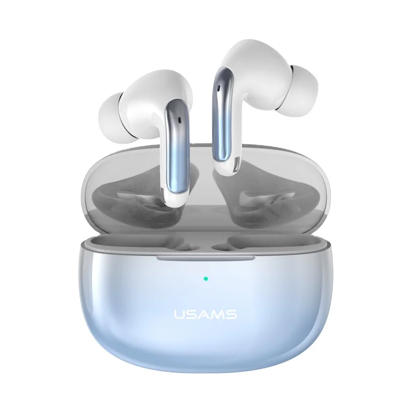 

USAMS 2023 Top Seller Noise Cancelling Headphone Handsfree In Ear Air Buds Earphone TWS Wireless Earbuds