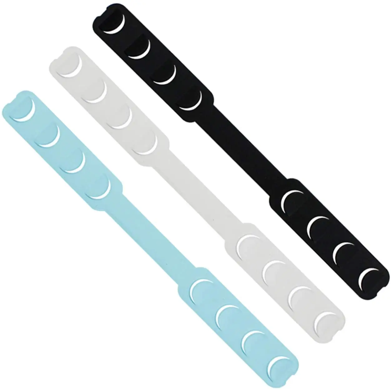 

Amazon Hot sale factory price Extender hook Anti-Slip Ear Clips Grips Band Extension Hook Adjustable Buckle Elastic Strap, Blue,black,white