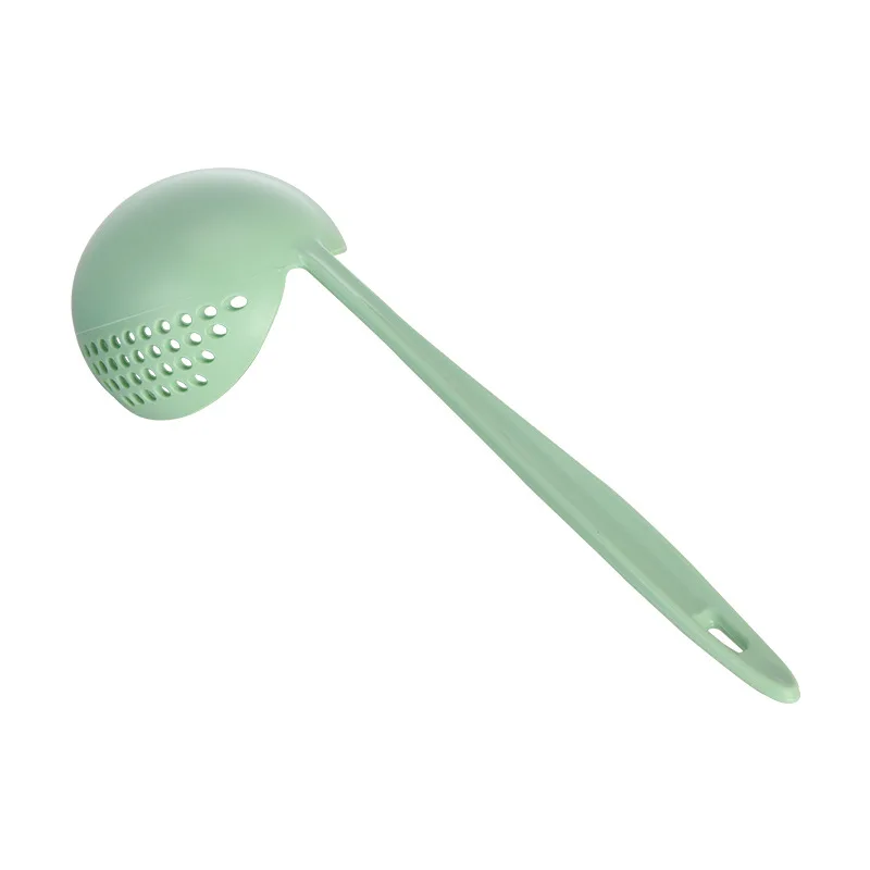 

Hot Sale Eco-friendly Food Tools Long Handle Plastic Hot Pot Spoons, Multicolor