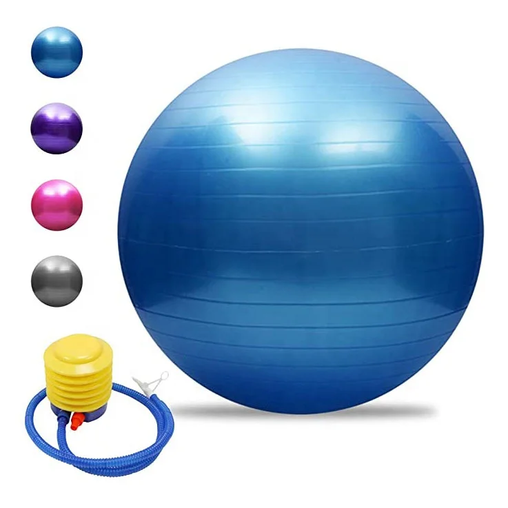 

Exercise Ball (45cm-75cm)Yoga Massage Balance Ball Chair with Quick Pump Stability Fitness Ball for Core Strength Training