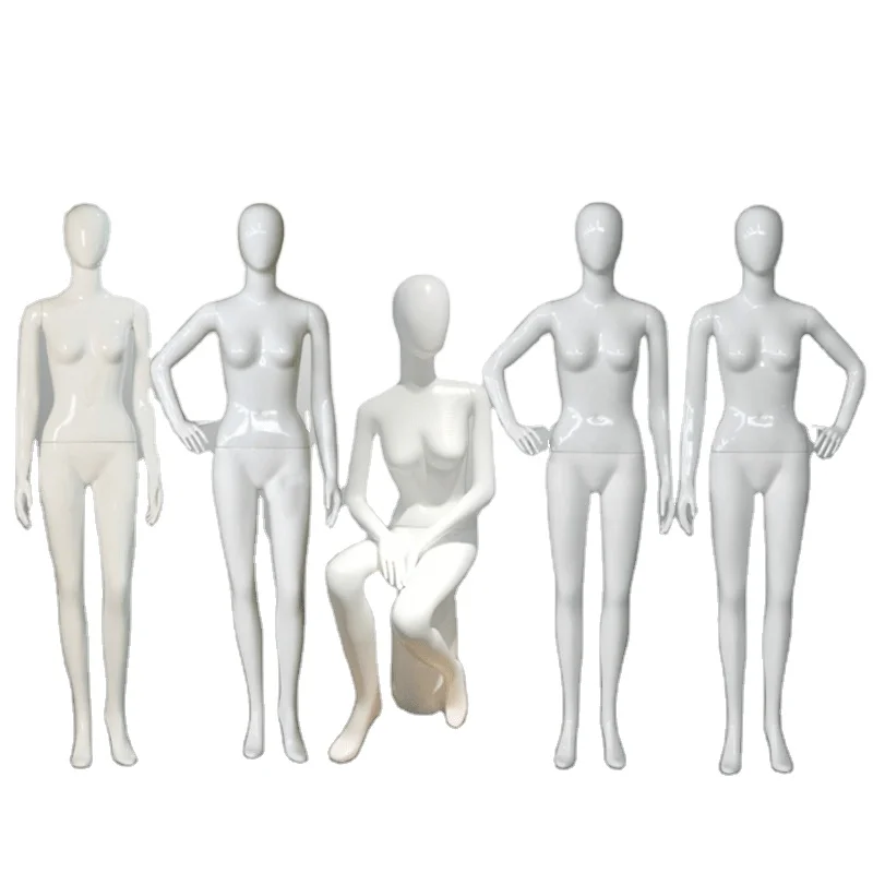 

Wholesale Boutique Dress Display Mannequin Women Full Body Mannequins Mannequins Female, White color